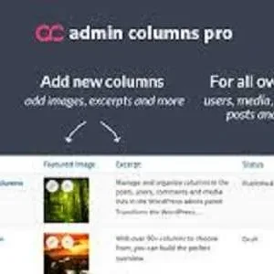 Admin Columns Pro GPL v6.4.15 – Core File | Activated